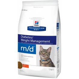 Hill's PD m/d корм для кошек при диабете 1,5 кг